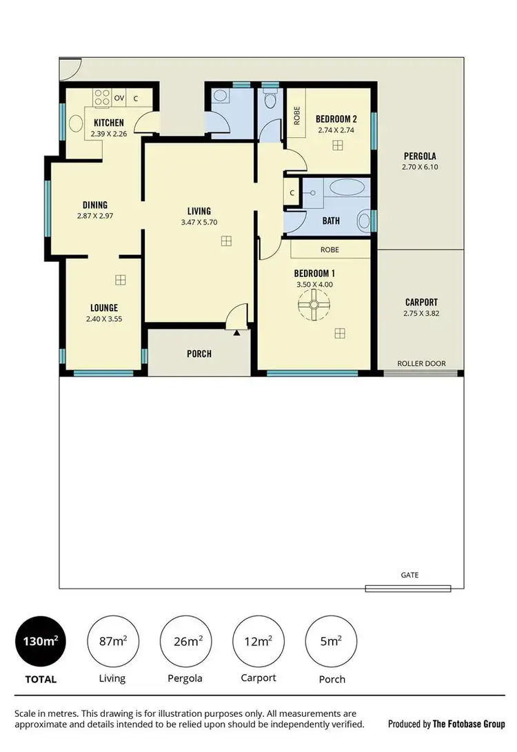 Floorplan of Homely unit listing, 1/68 Partridge Street, Glenelg South SA 5045