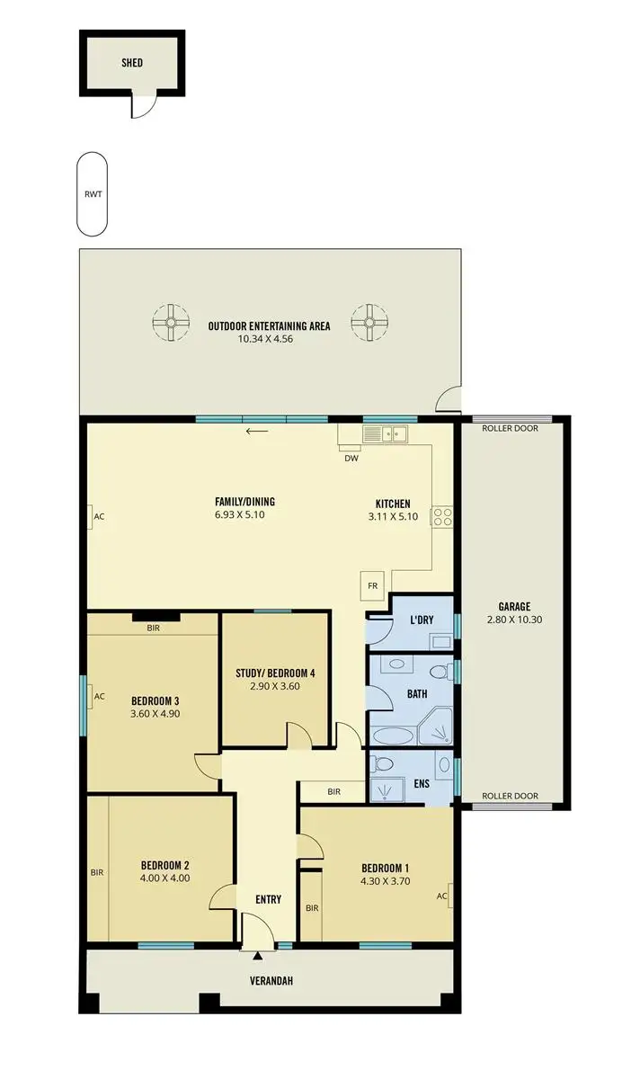 Floorplan of Homely house listing, 12 Gore Street, Glenelg North SA 5045