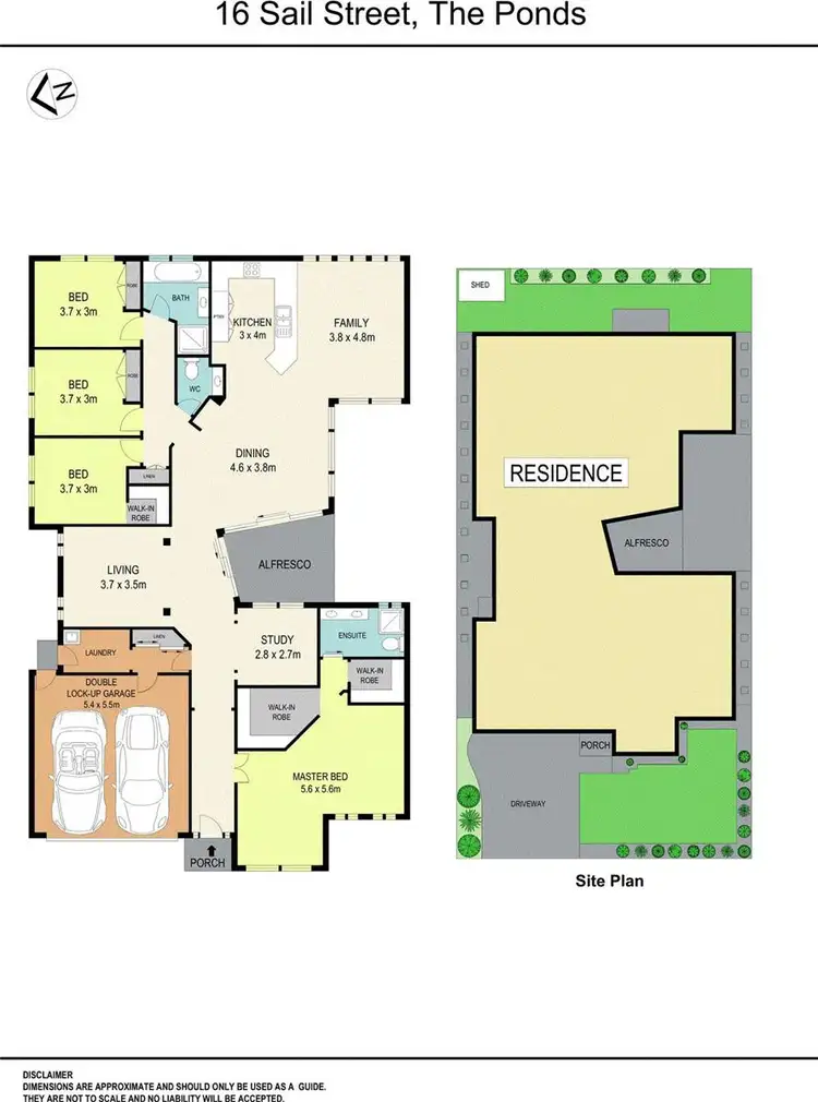 Floorplan of Homely house listing, 16 Sail Street, The Ponds NSW 2769
