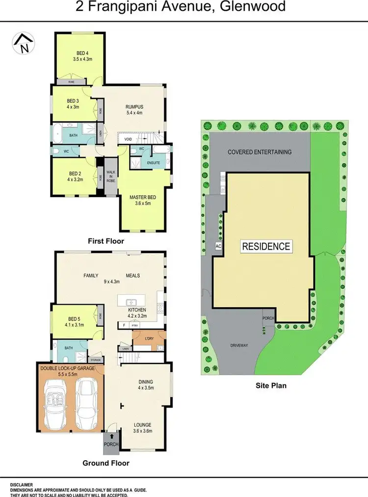 Floorplan of Homely house listing, 2 Frangipani Avenue, Glenwood NSW 2768