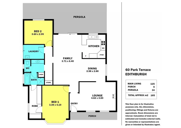Floorplan of Homely house listing, 60 Park Terrace, Edithburgh SA 5583