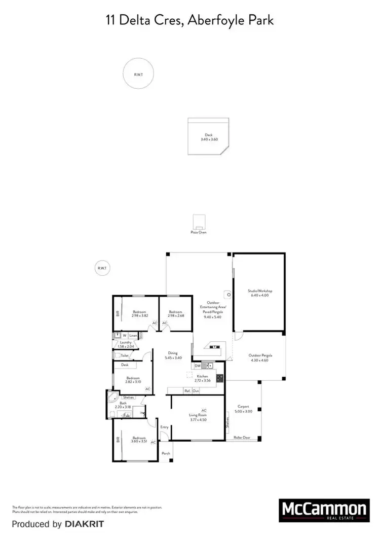 Floorplan of Homely house listing, 11 Delta Crescent, Aberfoyle Park SA 5159