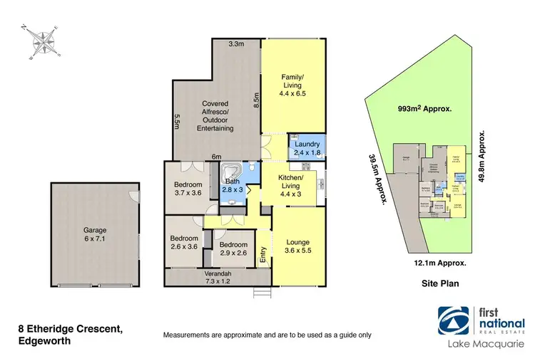 Floorplan of Homely house listing, 8 Etheridge Crescent, Edgeworth NSW 2285