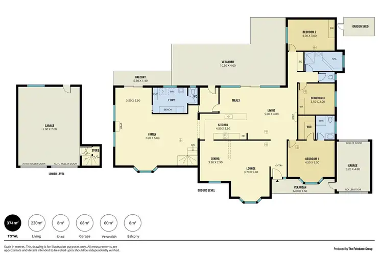 Floorplan of Homely house listing, 1 Maxwell Court, Wynn Vale SA 5127