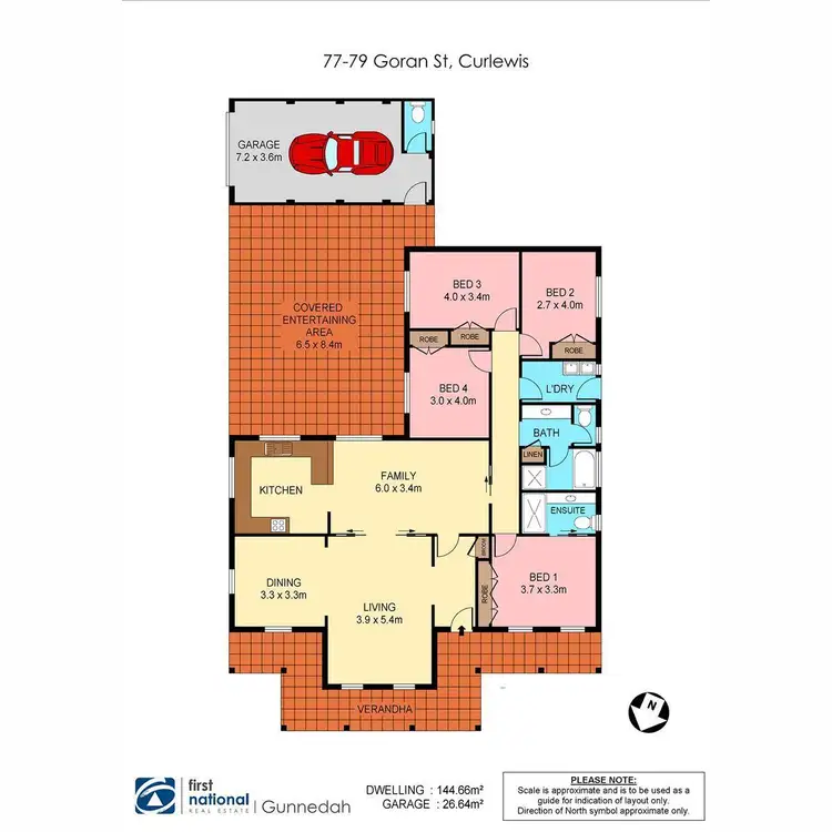 Floorplan of Homely house listing, 77-79 Goran Street, Curlewis NSW 2381