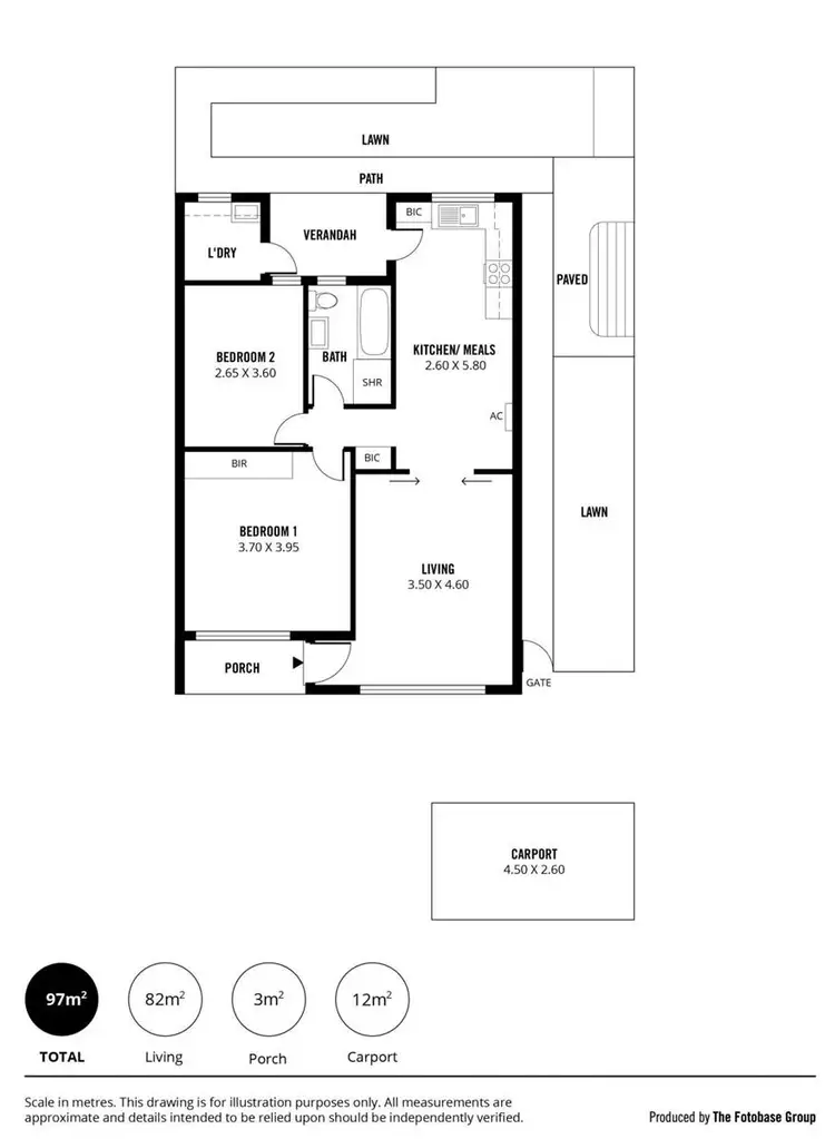 Floorplan of Homely unit listing, 5/53 Monmouth Road, Westbourne Park SA 5041
