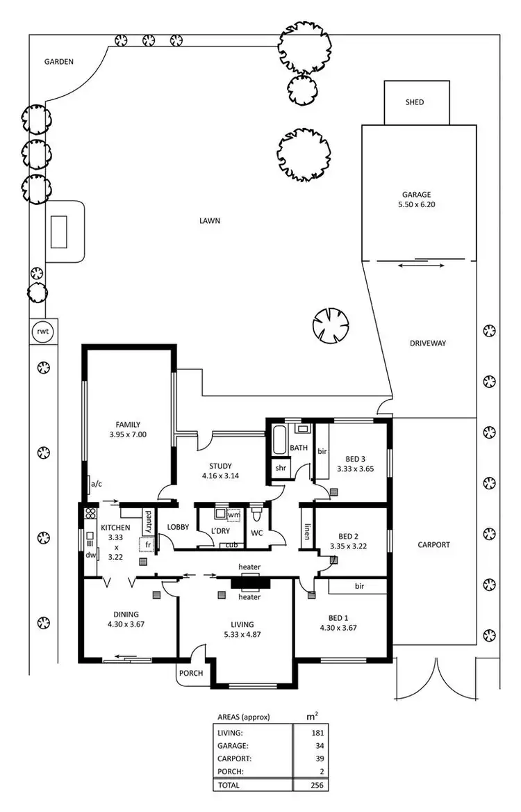 Floorplan of Homely house listing, 85 Ninth Avenue, Royston Park SA 5070