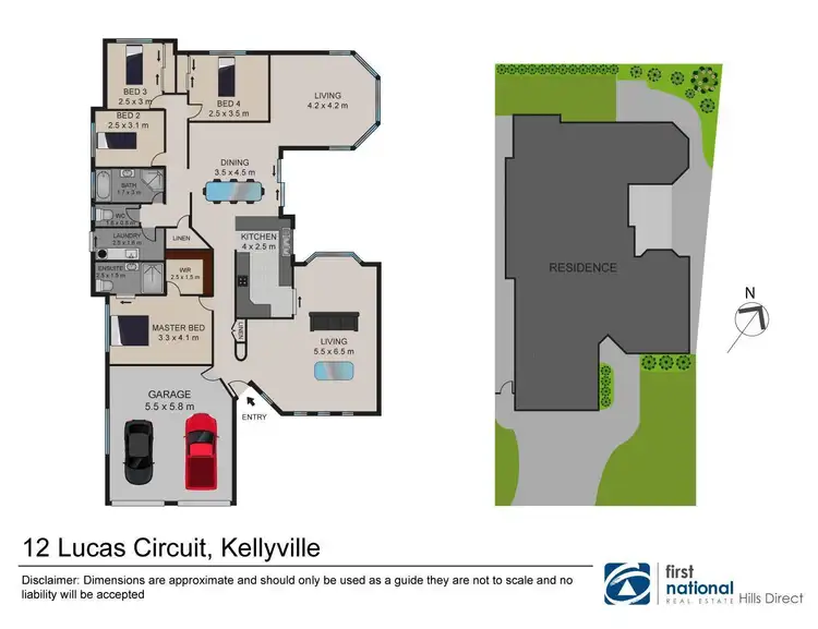 Floorplan of Homely house listing, 12 Lucas Circuit, Kellyville NSW 2155