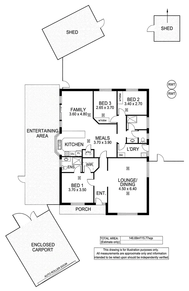 Floorplan of Homely house listing, 29 Oakley Crescent, Aldinga Beach SA 5173