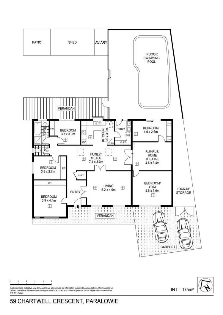 Floorplan of Homely house listing, 59 Chartwell Crescent, Paralowie SA 5108