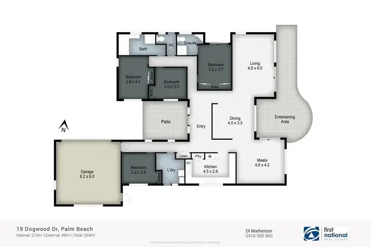Floorplan of Homely house listing, 19 Dogwood Drive, Palm Beach QLD 4221