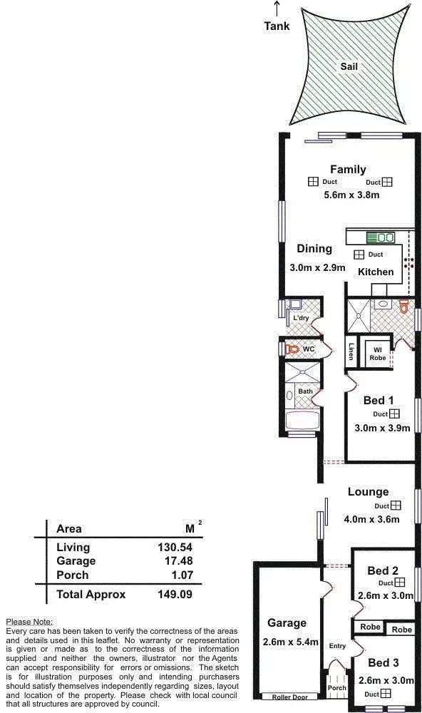 Floorplan of Homely house listing, 5A Sutton Terrace, Marleston SA 5033
