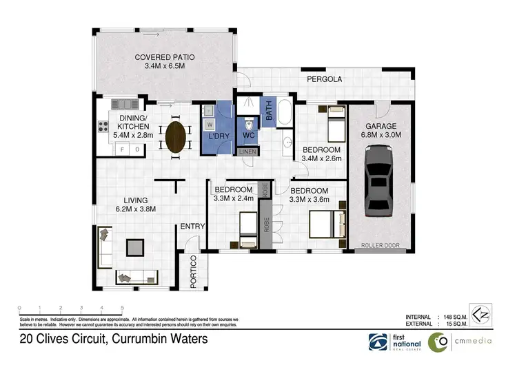Floorplan of Homely house listing, 20 Clives Circuit, Currumbin Waters QLD 4223