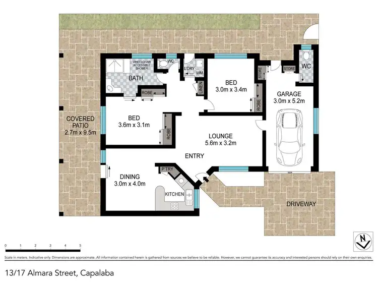 Floorplan of Homely townhouse listing, 13/17 Almara Street, Capalaba QLD 4157