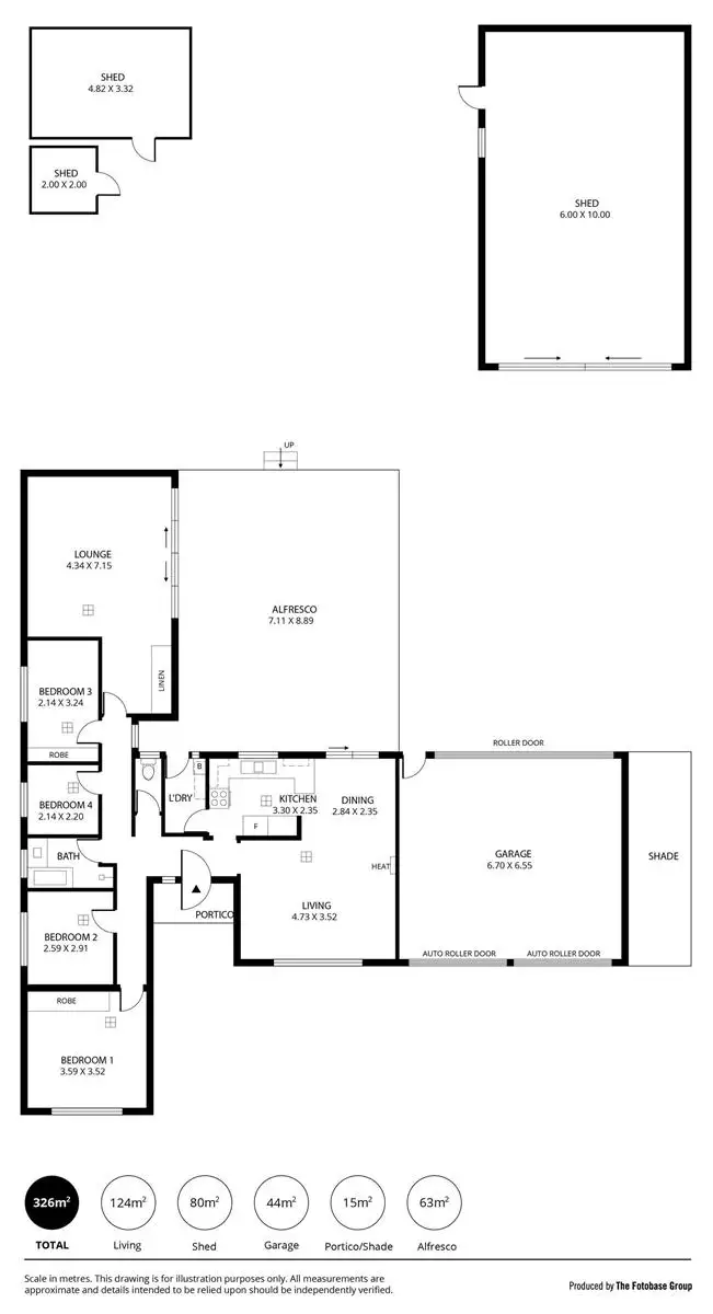 Floorplan of Homely house listing, 6 Amber Road, Highbury SA 5089