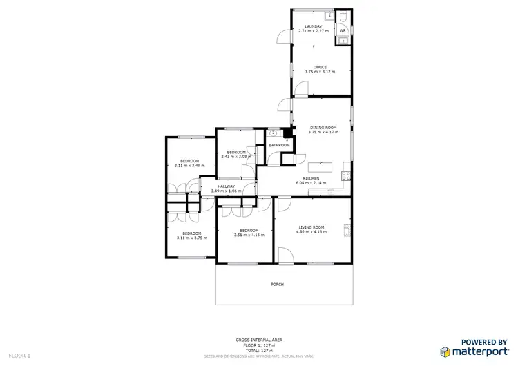 Floorplan of Homely house listing, 6 Litchfield Street, Merbein VIC 3505