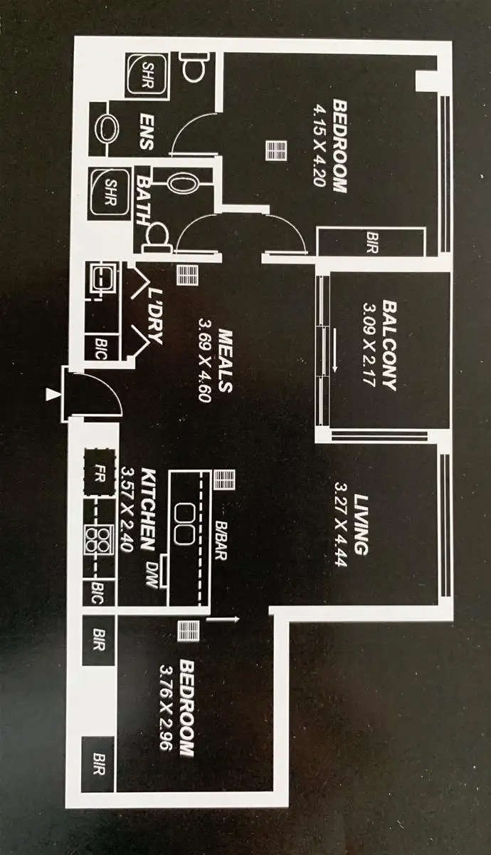 Floorplan of Homely apartment listing, 604/62 Brougham Place, North Adelaide SA 5006