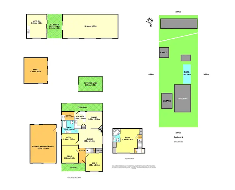 Floorplan of Homely house listing, 42 Seaham Street, Holmesville NSW 2286