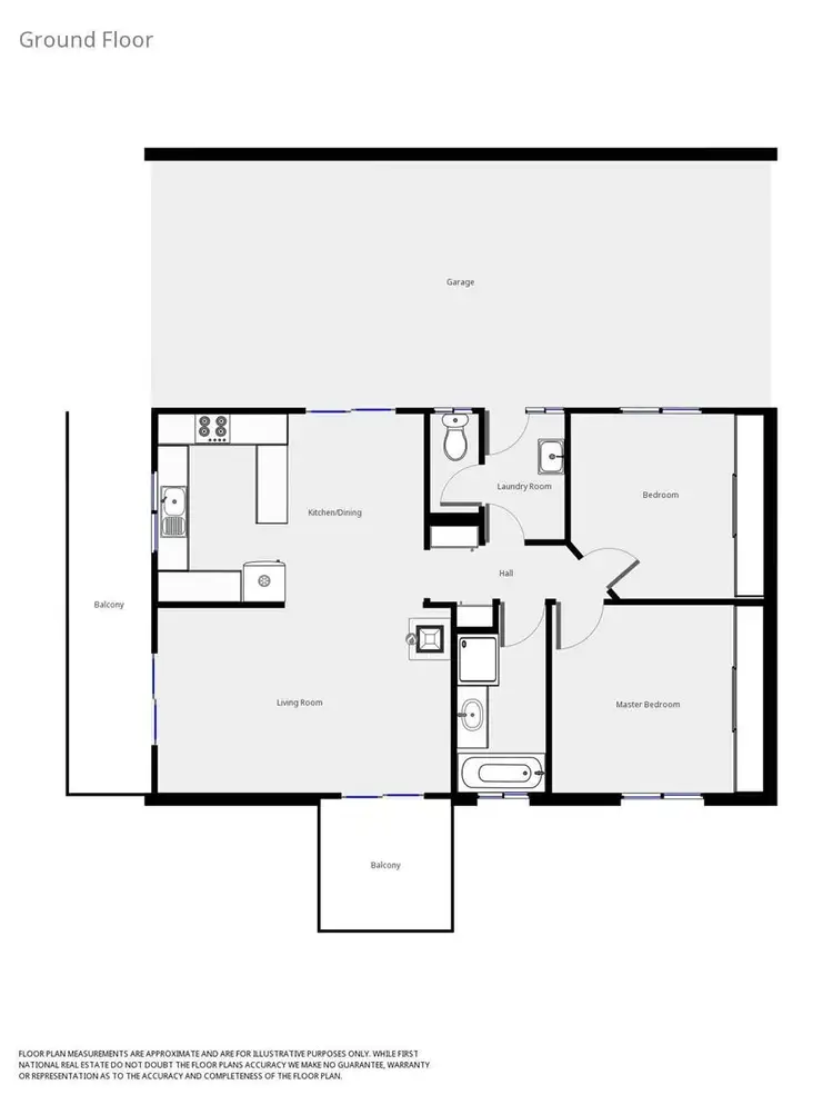 Floorplan of Homely unit listing, 65/5189 Riverina Highway, Howlong NSW 2643