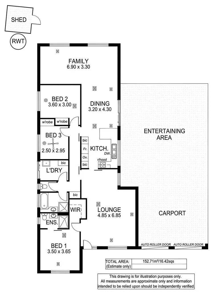Floorplan of Homely house listing, 16 Barnes Crescent, Woodcroft SA 5162