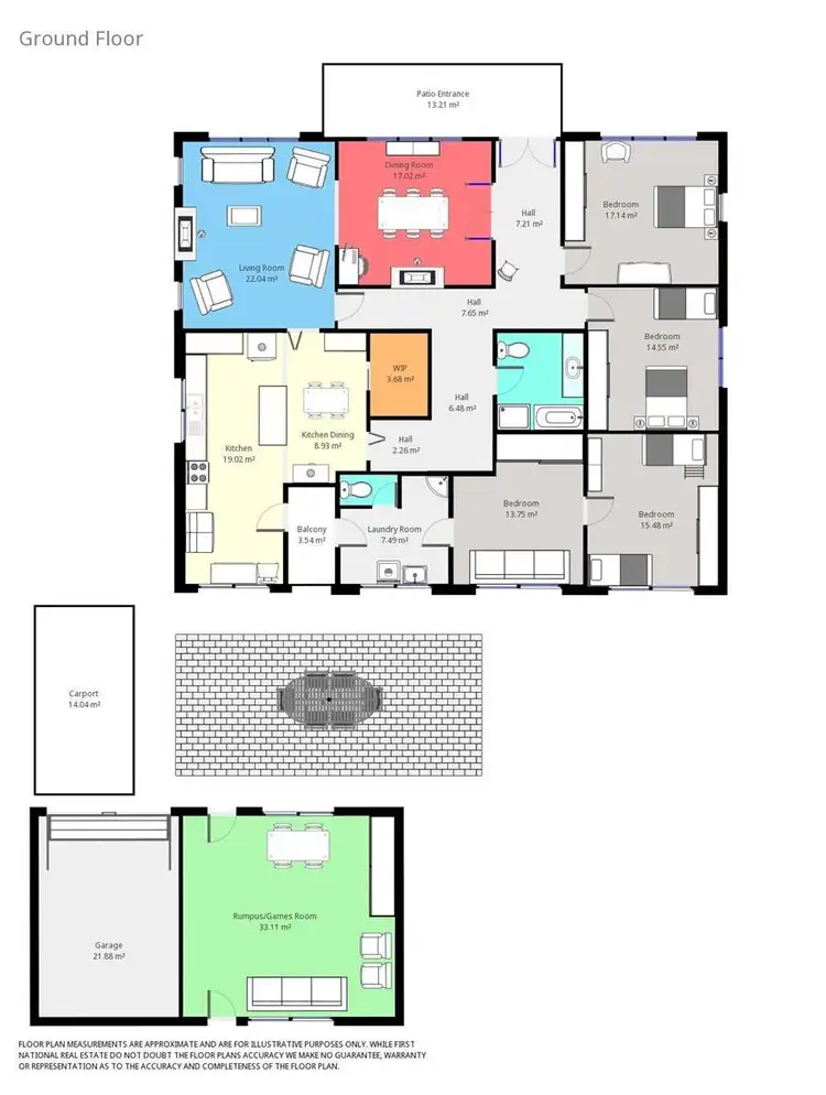Floorplan of Homely house listing, 14 Prince Street, Myrtleford VIC 3737