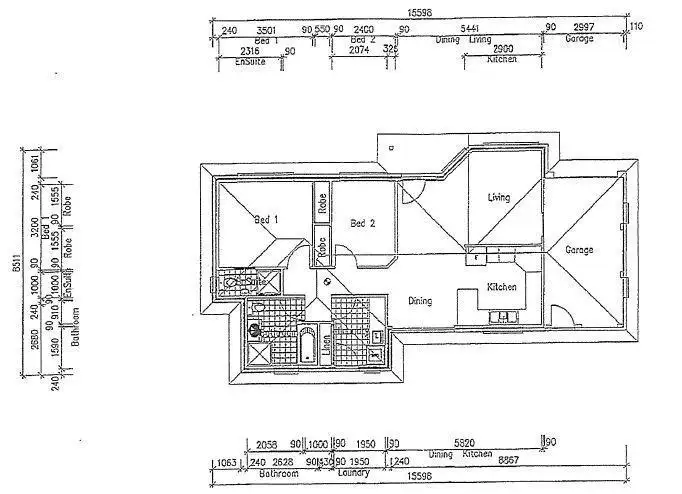 Floorplan of Homely villa listing, 6/142 South Street, Tuncurry NSW 2428