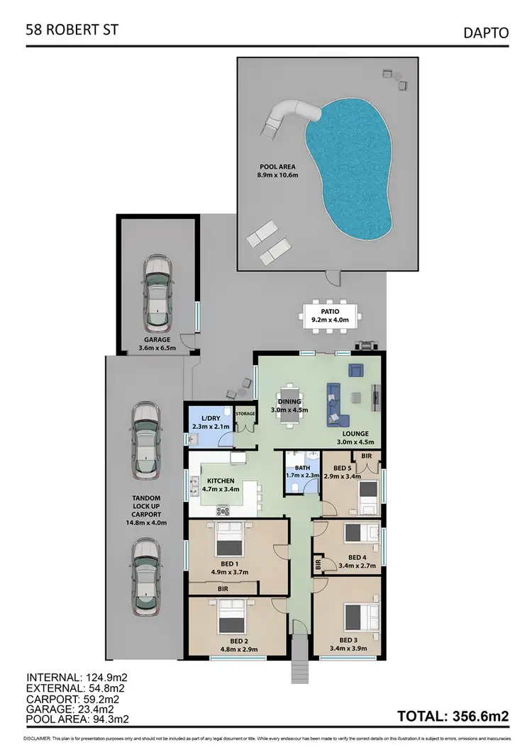Floorplan of Homely house listing, 58 Robert Street, Dapto NSW 2530