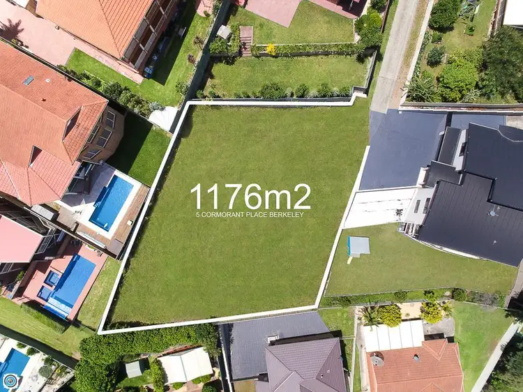 Floorplan of Homely land listing, 5 Cormorant Place, Berkeley NSW 2506