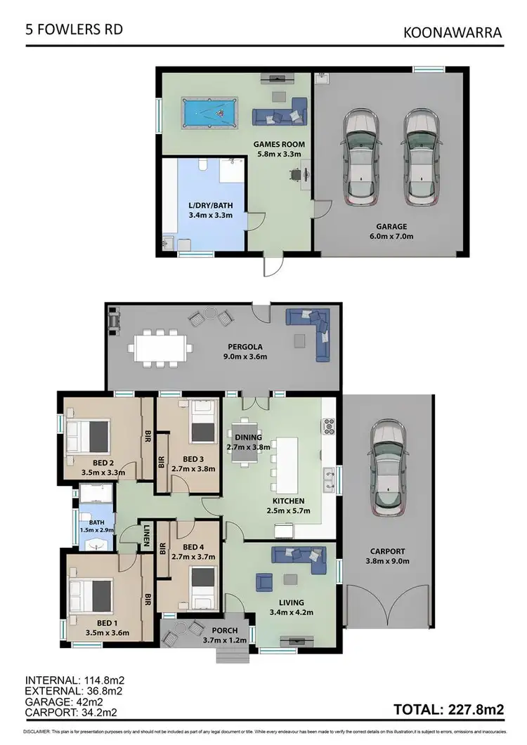 Floorplan of Homely house listing, 5 Fowlers Road, Koonawarra NSW 2530