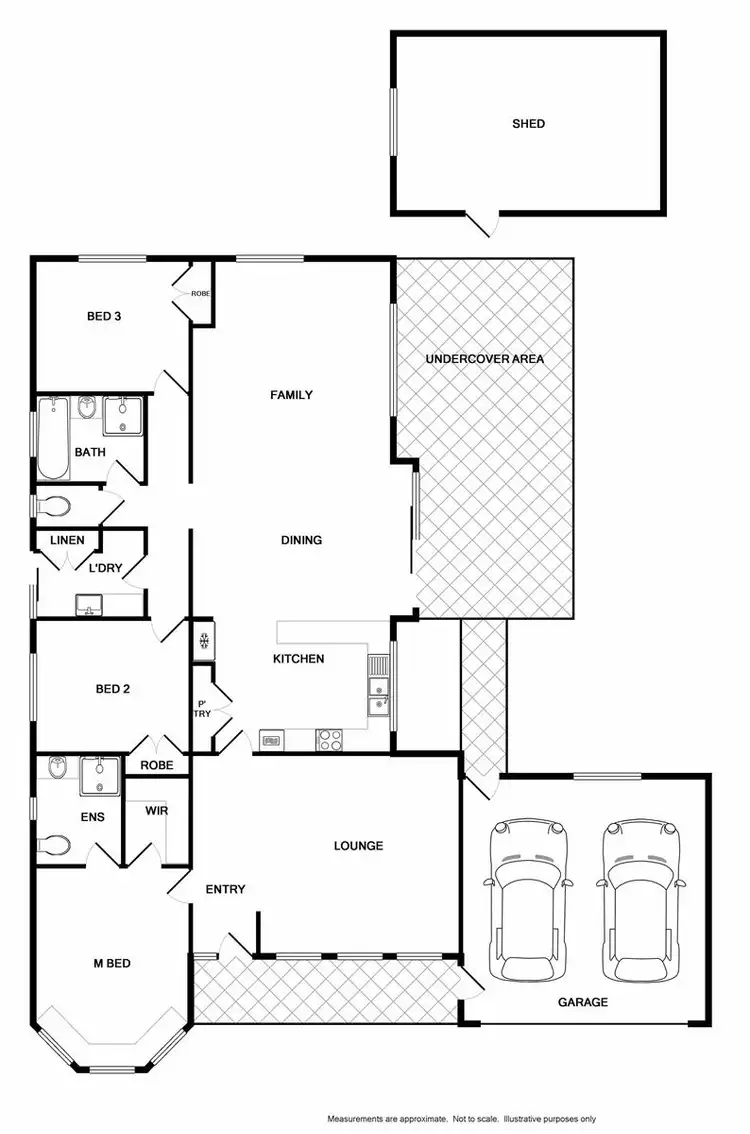 Floorplan of Homely house listing, 20 Iron Way, Wodonga VIC 3690