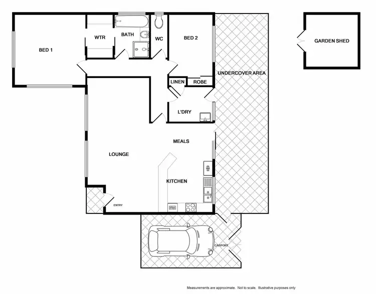 Floorplan of Homely house listing, 21 Kyle Court, West Wodonga VIC 3690