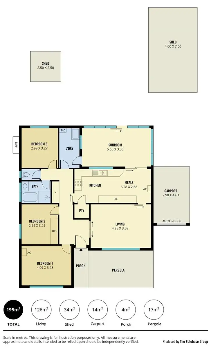 Floorplan of Homely house listing, 4 Perry Court, Salisbury East SA 5109