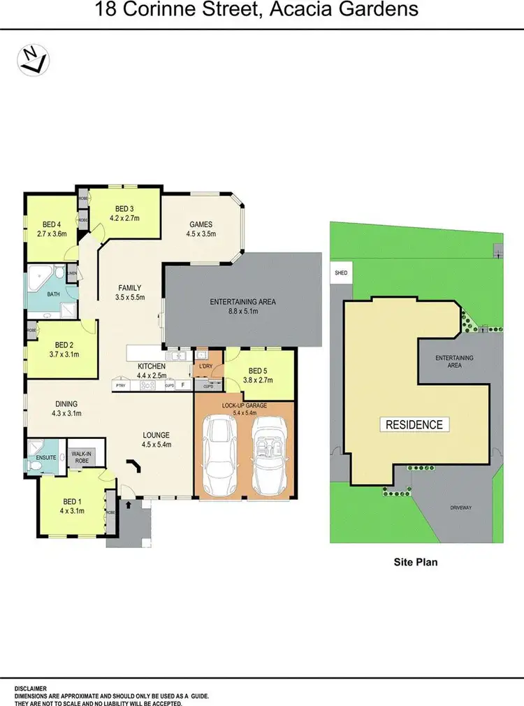 Floorplan of Homely house listing, 18 Corinne Street, Acacia Gardens NSW 2763