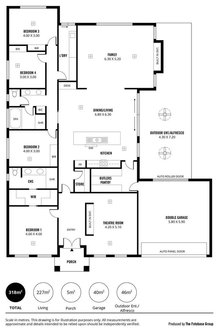 Floorplan of Homely house listing, 317 Montague Road, Para Vista SA 5093