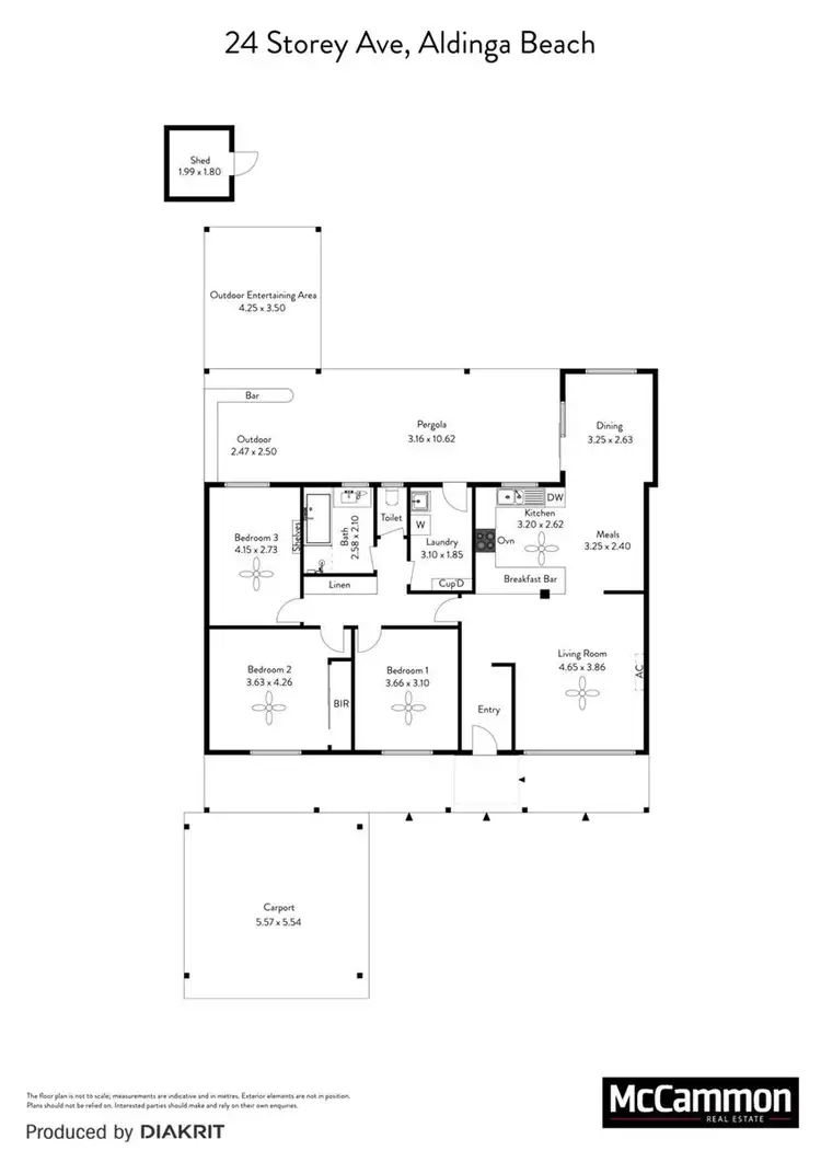 Floorplan of Homely house listing, 24 Storey Avenue, Aldinga Beach SA 5173