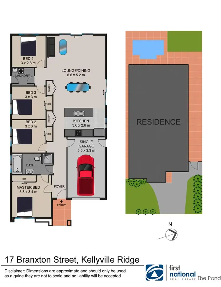 Floorplan of Homely house listing, 17 Branxton Street, Kellyville Ridge NSW 2155