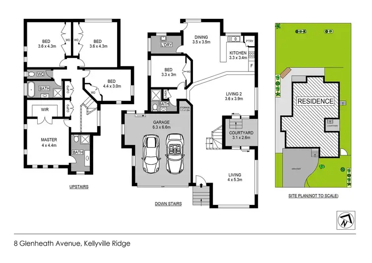 Floorplan of Homely house listing, 8 Glenheath Avenue, Kellyville Ridge NSW 2155