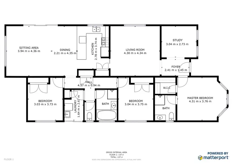 Floorplan of Homely house listing, 7 Durham Avenue, Mildura VIC 3500