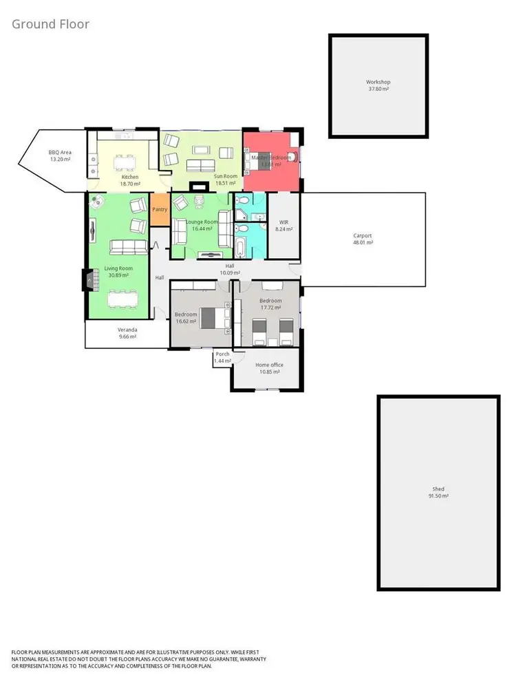 Floorplan of Homely house listing, 1251 Woolshed Road, Beechworth VIC 3747