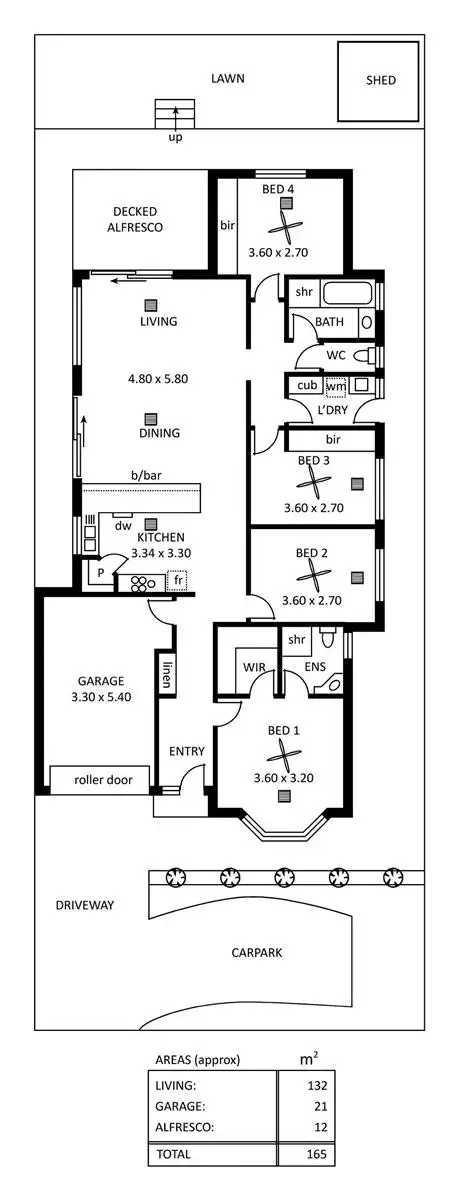 Floorplan of Homely house listing, 10 Oxford Avenue, Salisbury Heights SA 5109