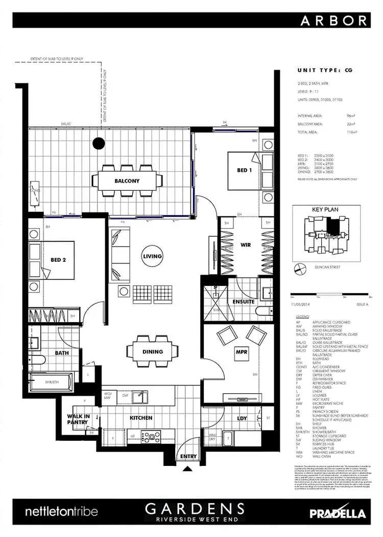 Floorplan of Homely apartment listing, 30905/40 Duncan Street, West End QLD 4101