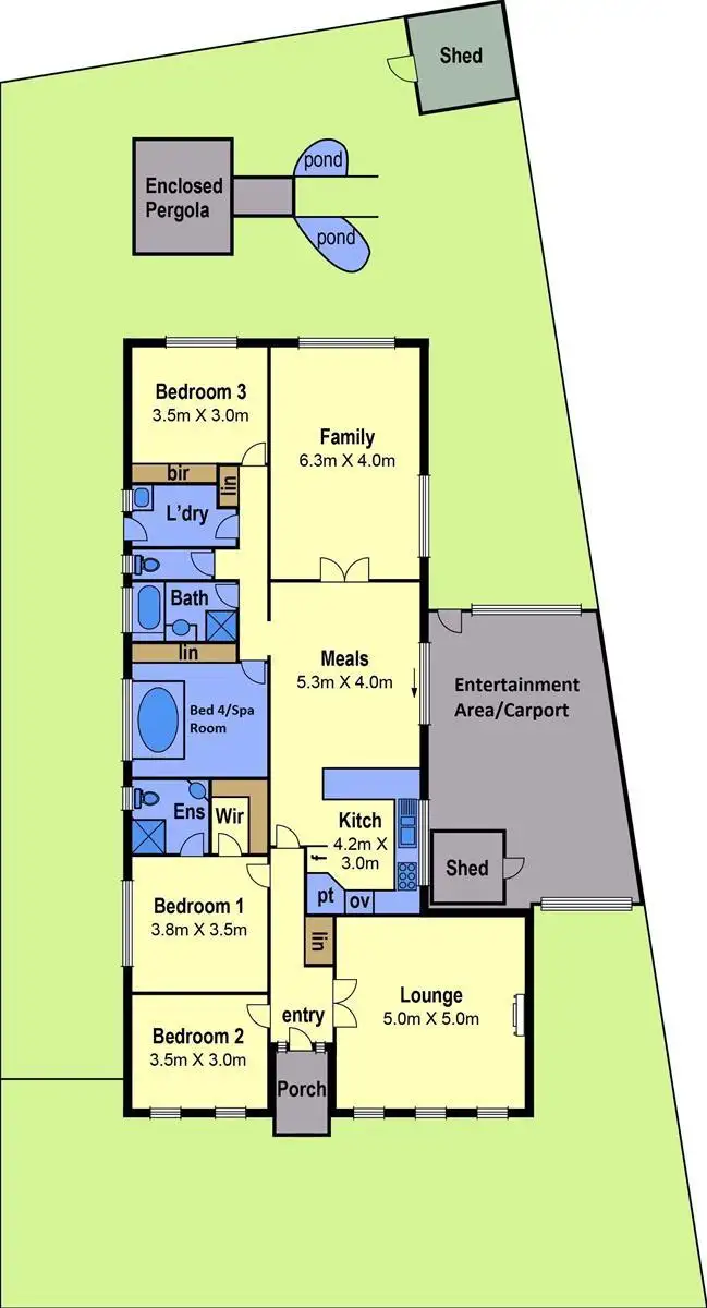 Floorplan of Homely house listing, 7 Roadhouse Wynd, Sydenham VIC 3037