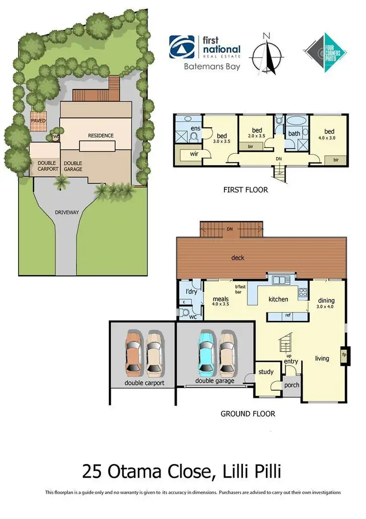 Floorplan of Homely house listing, 25 Otama Close, Lilli Pilli NSW 2536