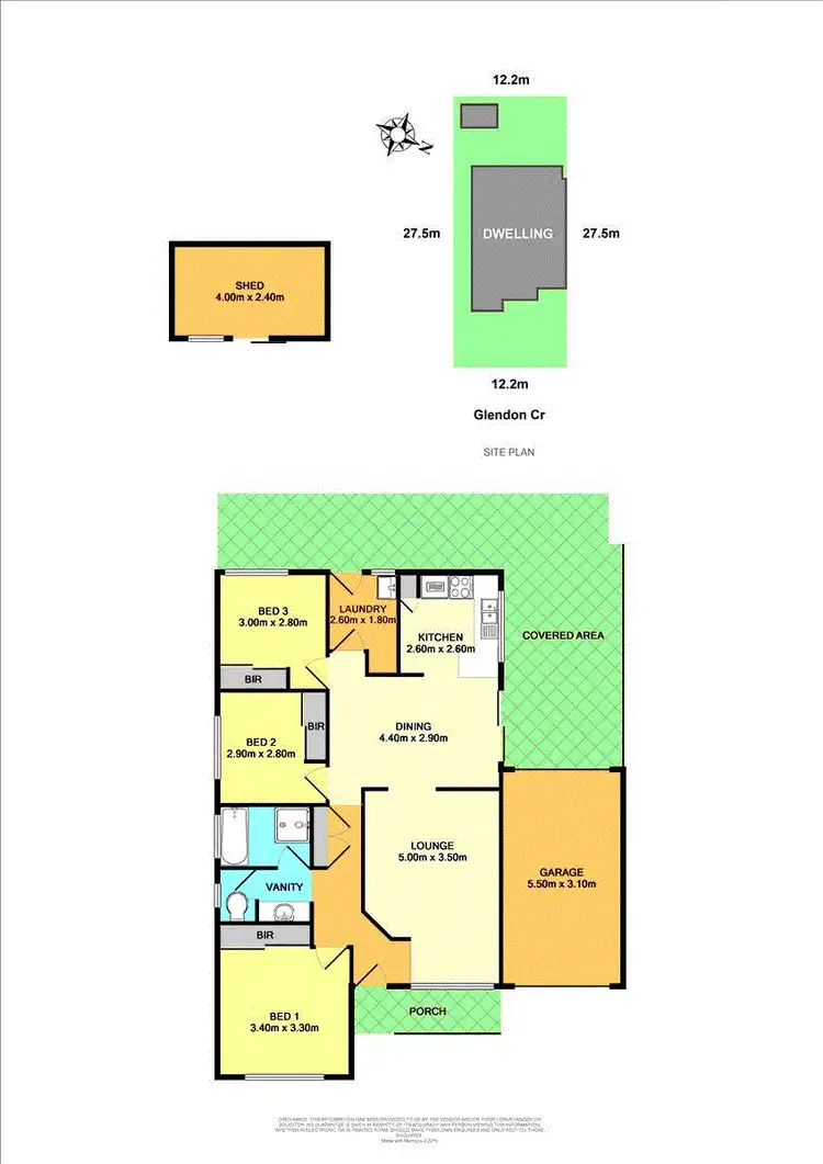 Floorplan of Homely house listing, 17 Glendon Crescent, Glendale NSW 2285