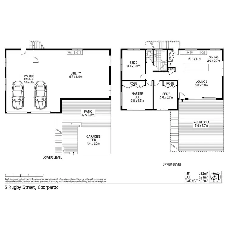 Floorplan of Homely house listing, 5 Rugby Street, Coorparoo QLD 4151