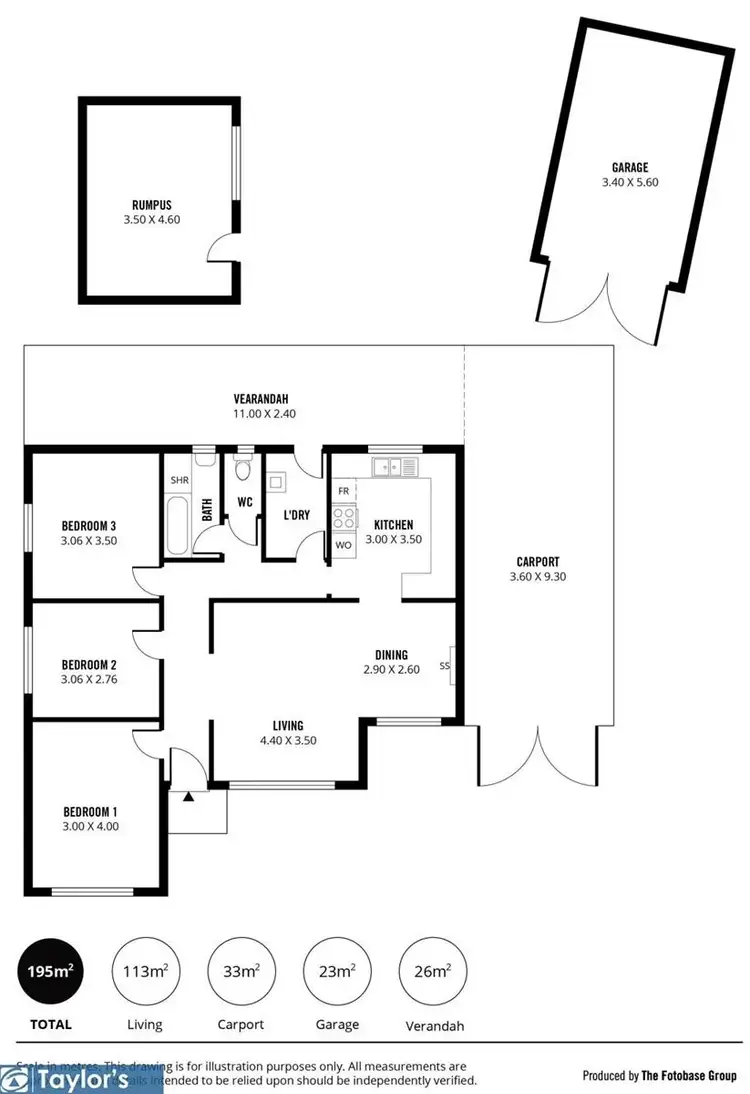Floorplan of Homely house listing, 16 Siesta Street, Holden Hill SA 5088