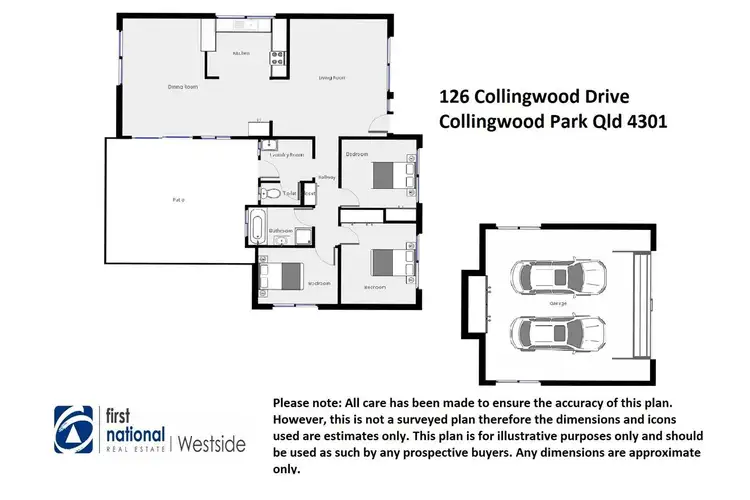 Floorplan of Homely house listing, 126 Collingwood Drive, Collingwood Park QLD 4301