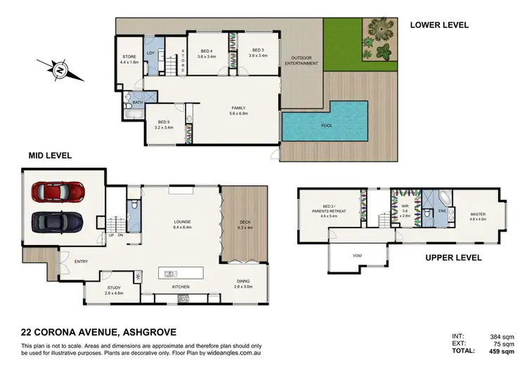 Floorplan of Homely house listing, 22 Corona Avenue, Ashgrove QLD 4060