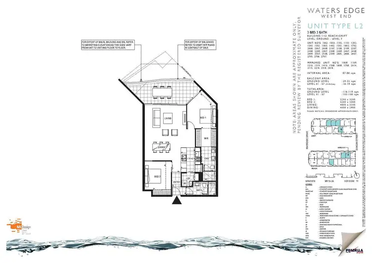 Floorplan of Homely apartment listing, 2208/45 Duncan Street, West End QLD 4101