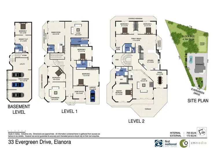 Floorplan of Homely house listing, 33 Evergreen Drive, Elanora QLD 4221